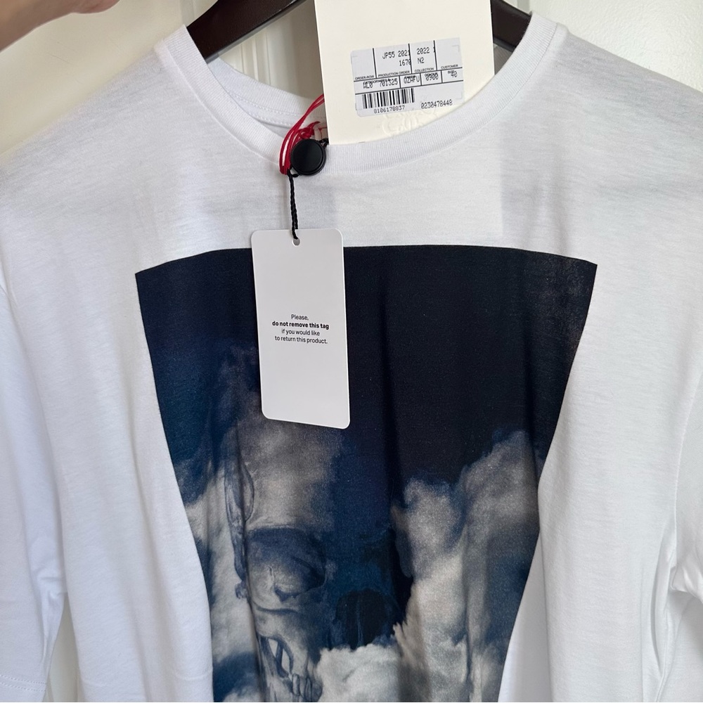 SOLD! NWT Alexander McQueen Graphic Printed Crewneck T-Shirt Size: IT40 165/88A - Picture 13 of 16